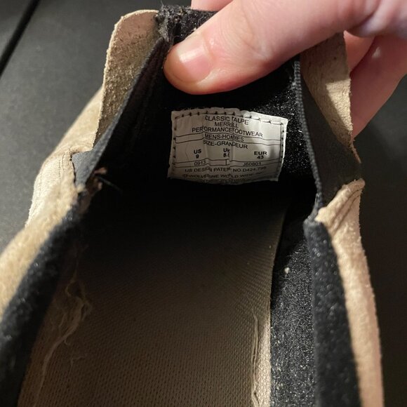 Merrell Mens Suede Slip-On Shoes With Dual Density Sole, Ortholite, & Pull Tab S - Picture 9 of 10